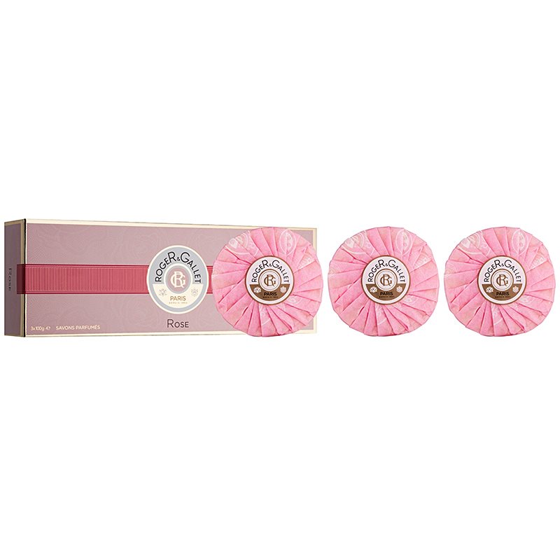Roger & Gallet Rose parfümierte seife 3×100 g