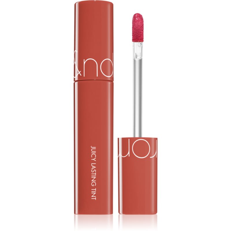 rom&nd Juicy Lasting highly pigmented lip gloss shade #18 Mulled Peach 5,5 g
