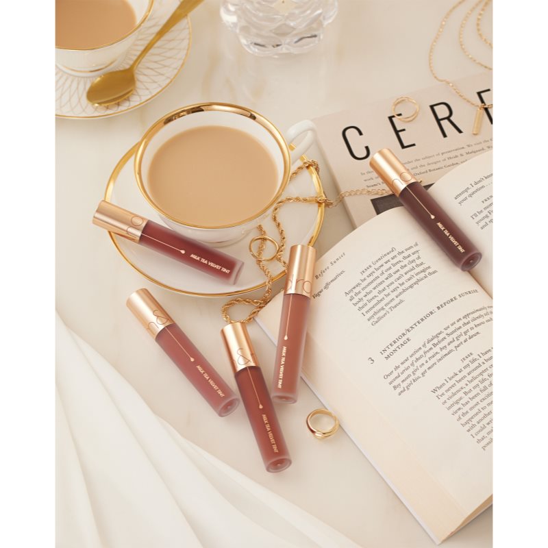 Rom&nd Milk Tea Velvet Tint матова фарба для губ відтінок #08 Earl Grey Tea 4,4 гр