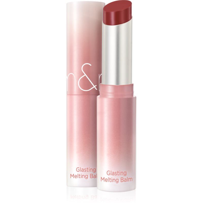 rom&nd Glasting Melting Balm balzám na rty dodávající hydrataci a lesk odstín 12 Veiled Rose 3.5 g