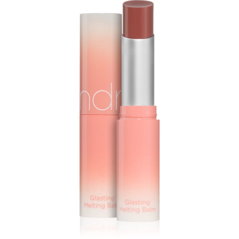 rom&nd Glasting Melting Balm tónovací balzám na rty pro zářivý lesk odstín 11 Buffy Coral 3.5 g