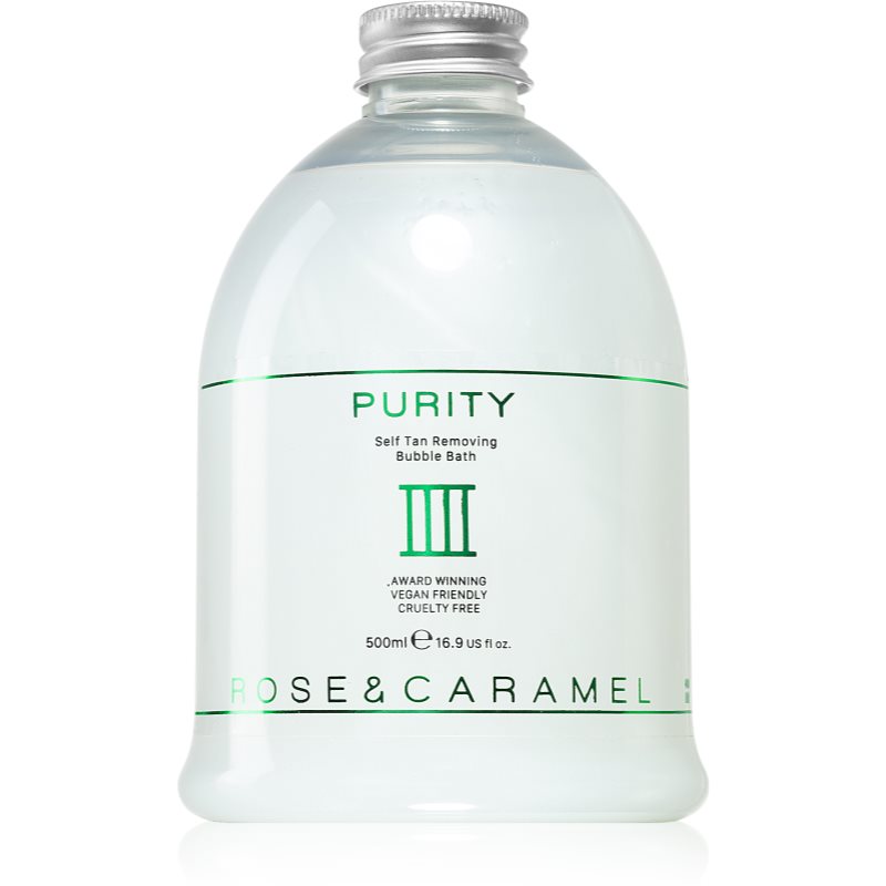 Rose & Caramel Purity vonios putos savaiminio įdegio priemonėms šalinti 500 ml