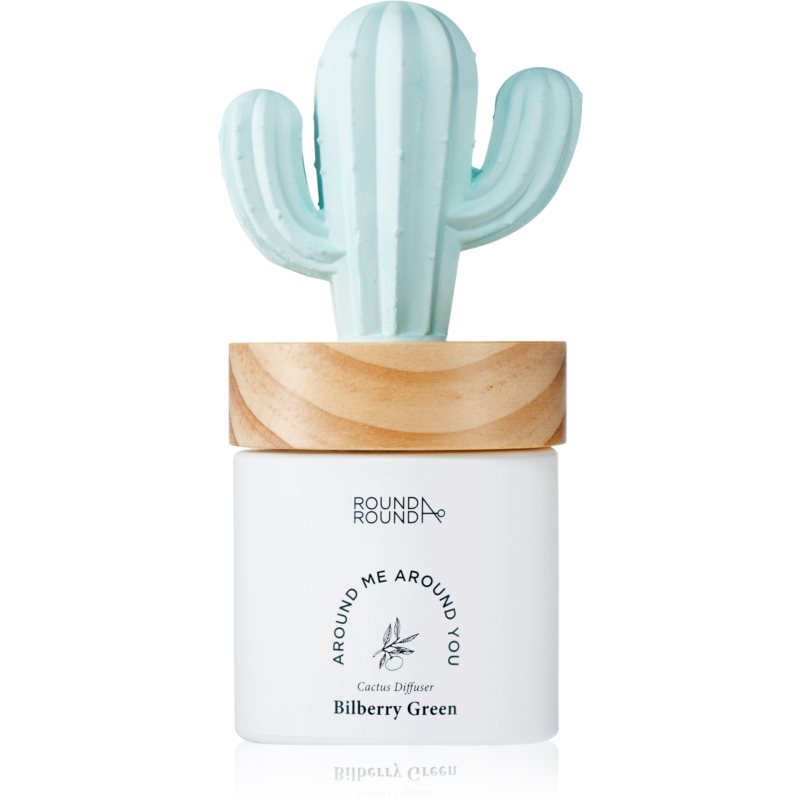 ROUND A‘ROUND Cactus Manse - Bilberry Green aroma difuzér s náplní 100 ml