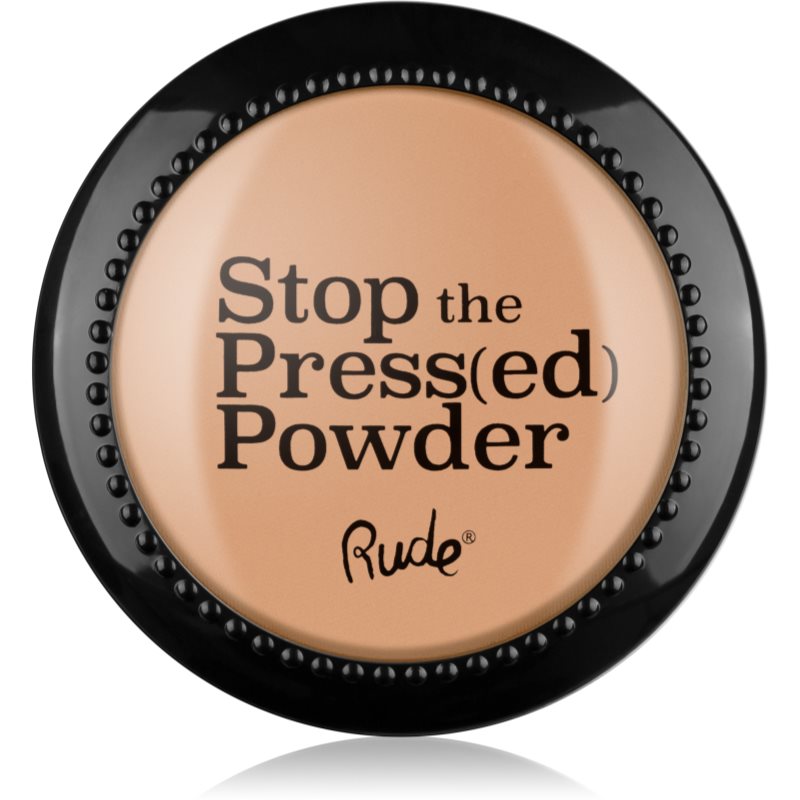 Rude Cosmetics Stop The Press(ed) Powder kompaktinė pudra atspalvis 88094 Rosy Nude 7 g
