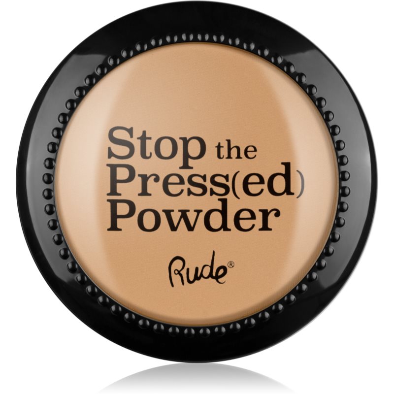 Rude Cosmetics Stop The Press(ed) Powder kompaktinė pudra atspalvis 88095 Nude 7 g