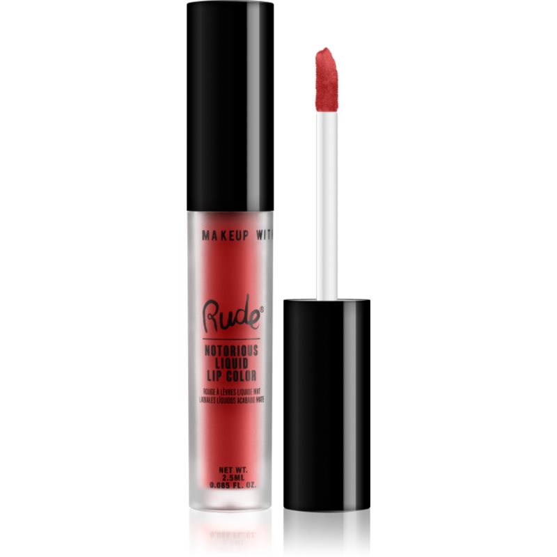 

Rude Cosmetics Notorious рідка губна помада з матуючим ефектом відтінок 65508 Poison Fruit