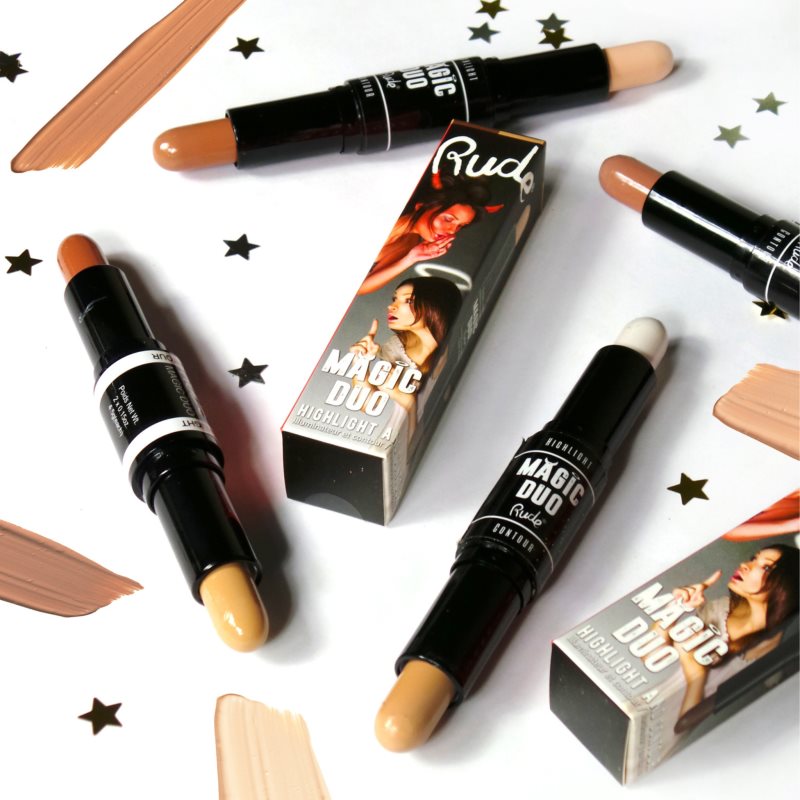 Rude Cosmetics Magic Duo beidseitiger Konturenstift Farbton Light 4.5 g