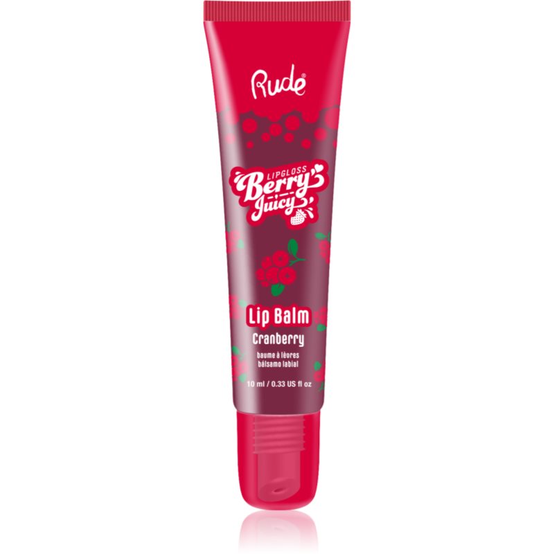Rude Cosmetics Berry Juicy hidratáló ajakbalzsam árnyalat Cranberry 10 ml akciós termékkép 1