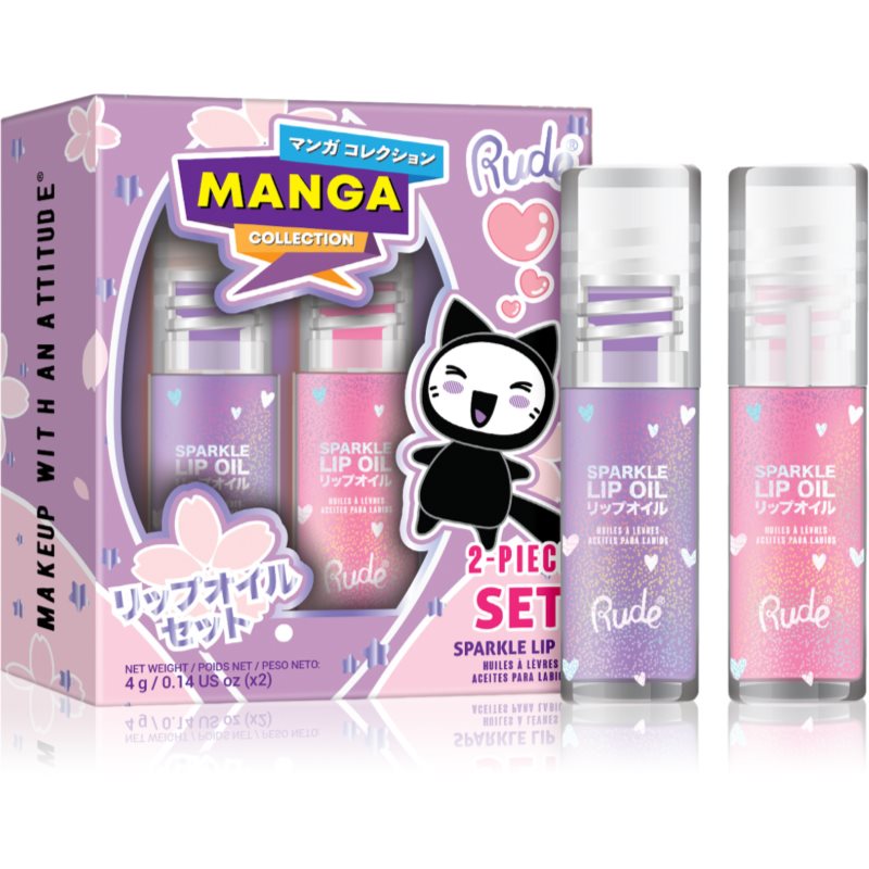 Rude Cosmetics Manga Collection ajakápoló készlet Strawberry And Grape Duo akciós termékkép 1