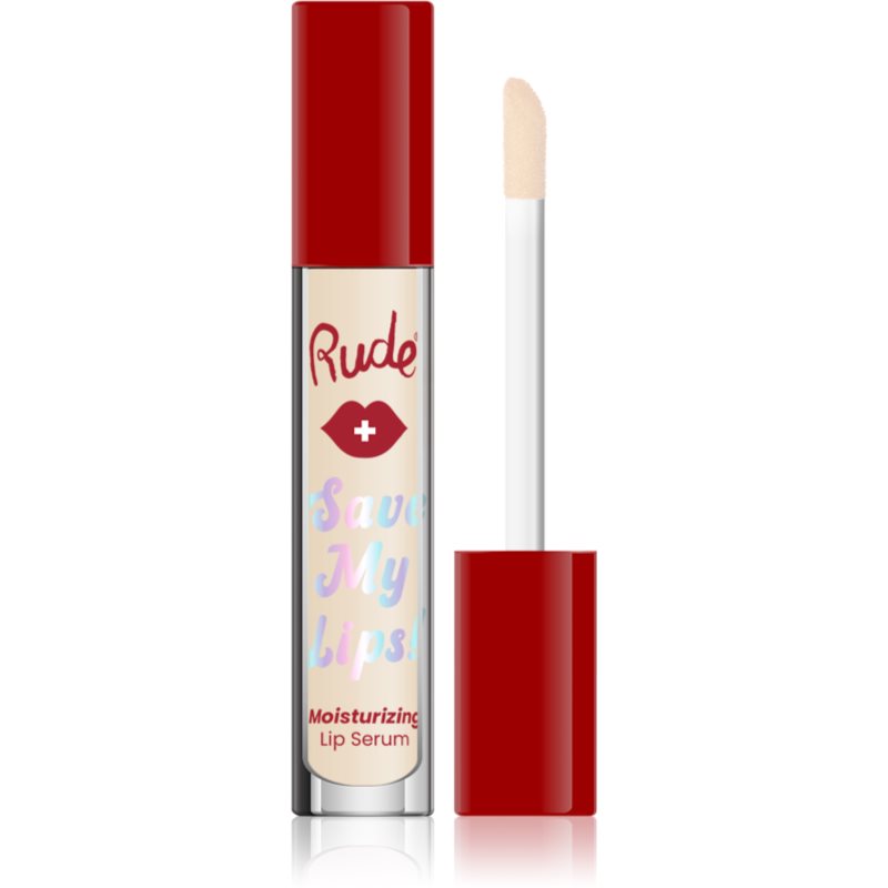 Rude Cosmetics Save My Lips hydratační sérum na rty odstín Peach 3.4 ml