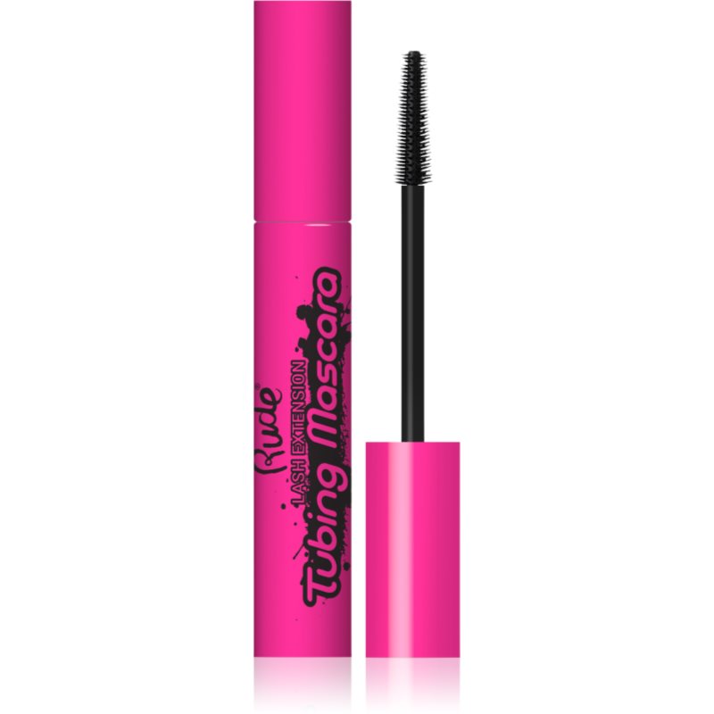 Rude Cosmetics Tubing Mascara hosszabbító szempillaspirál árnyalat Black 9.5 ml akciós termékkép 1