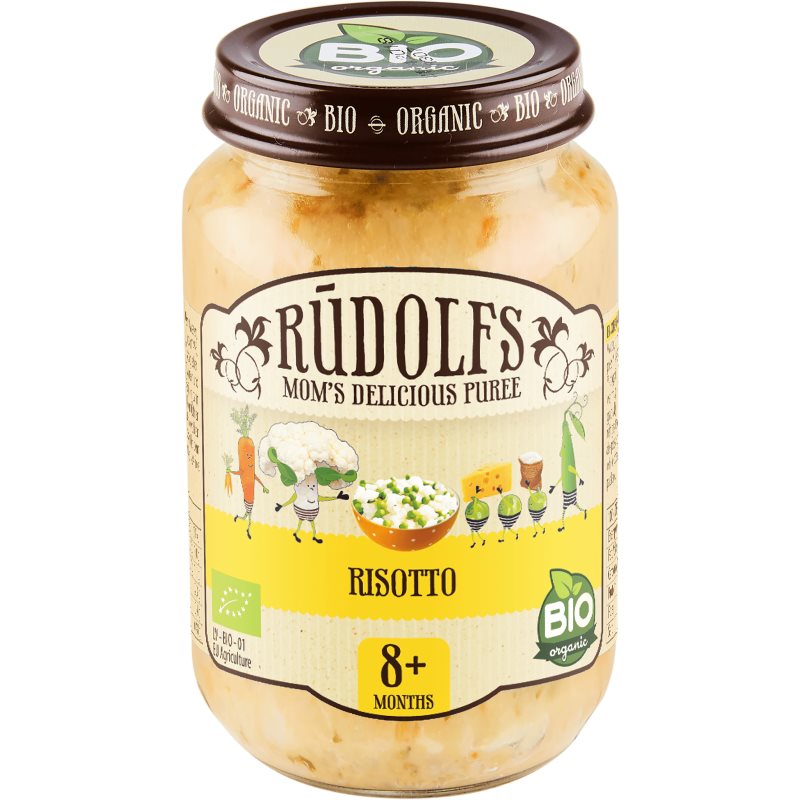 Rudolfs Rizoto BIO 190g 8M