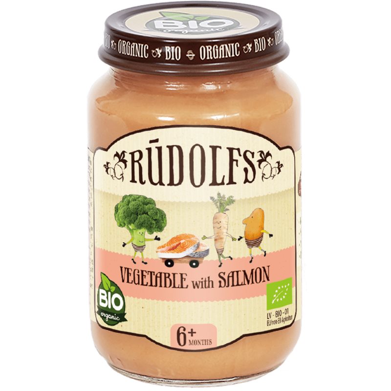 Rudolfs Zelenina a losos BIO 190g 6M+ koupíte na Notino.cz