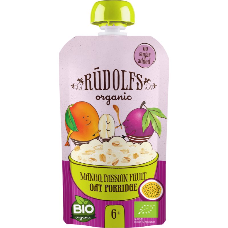 Rudolf’s BIO mango, celozrnná ovesná kaše detský príkrm 110 g
