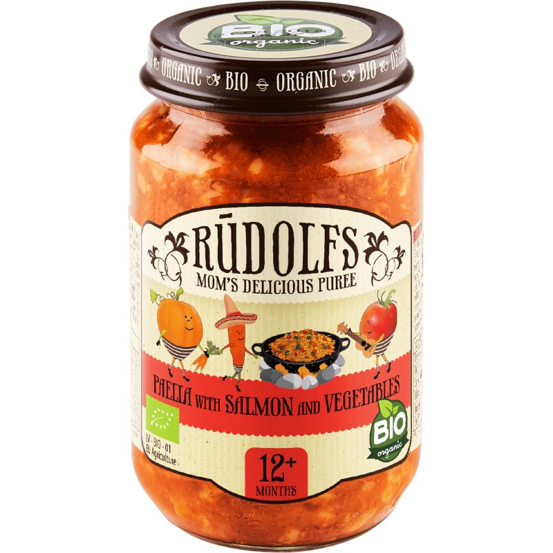 Rudolfs Paella s lososem a zeleninou BIO 190g 8M+ koupíte na Notino.cz