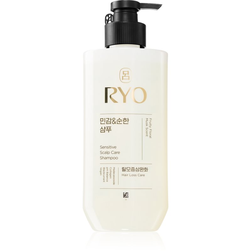 RYO Sensitive Scalp Care Shampoo beruhigendes Shampoo für empfindliche Kopfhaut 480 ml