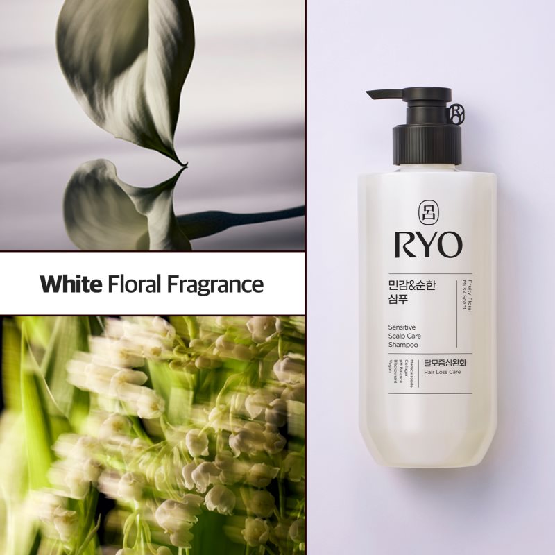 RYO Sensitive Scalp Care Shampoo zklidňující šampon pro citlivou pokožku hlavy 480 ml (obrázek 5)