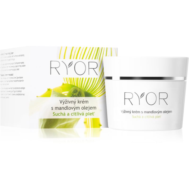 RYOR Dry And Sensitive Naturtal Oils Nourishing Cream With Almond Oil 50 Ml