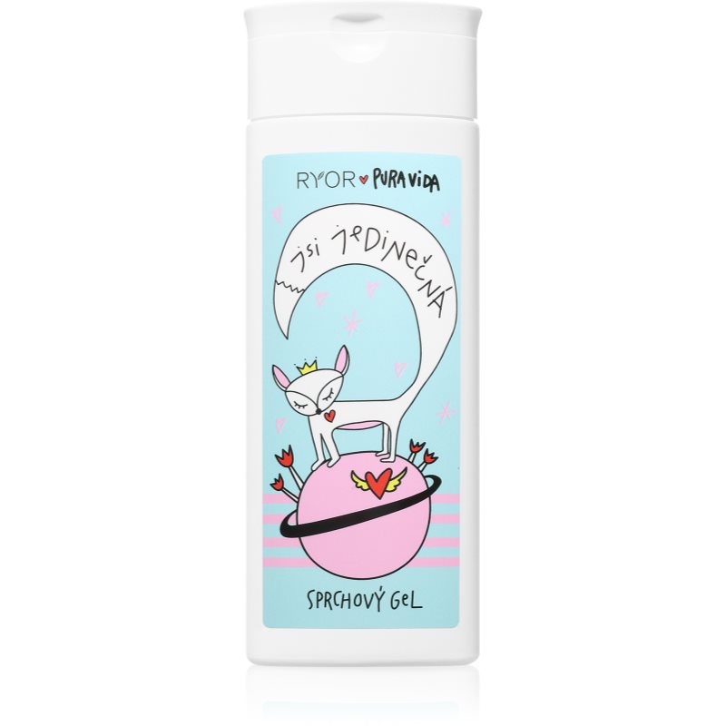 RYOR PuraVida Jsi jedinečná sprchový gel 3 v 1 vůně Citrus Spirit 200 ml