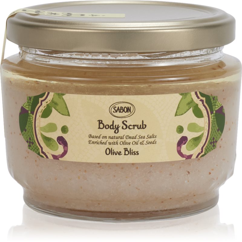 Sabon Olive Bliss tělový peeling 320 ml