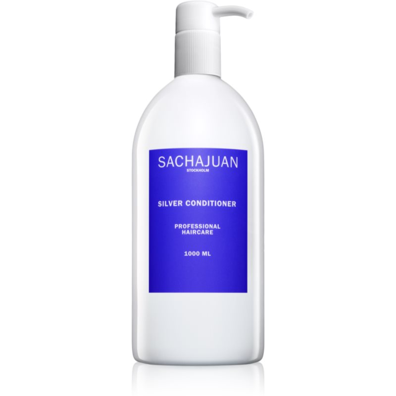 Sachajuan Silver Conditioner Feuchtigkeit spendender Conditioner zum Neutralisieren von Gelbstich 1000 ml