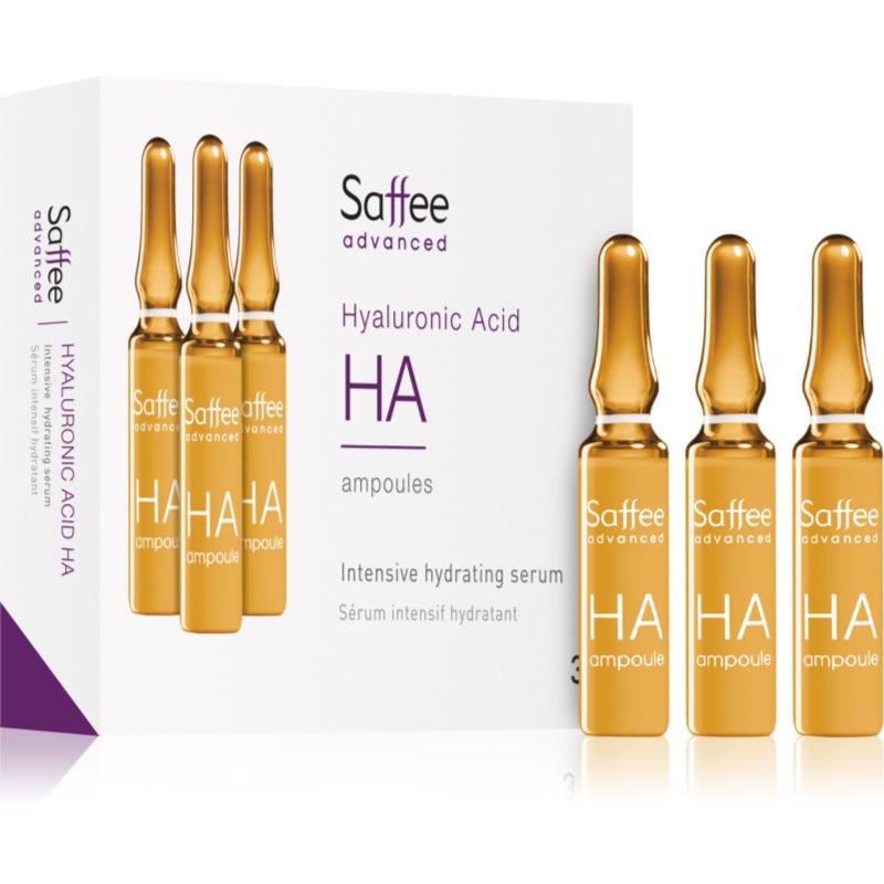 Saffee Advanced Hyaluronic Acid Ampoules ampułki – 3-dniowy pielęgnacyjny zestaw startowy z kwasem hialuronowym 3x2 ml