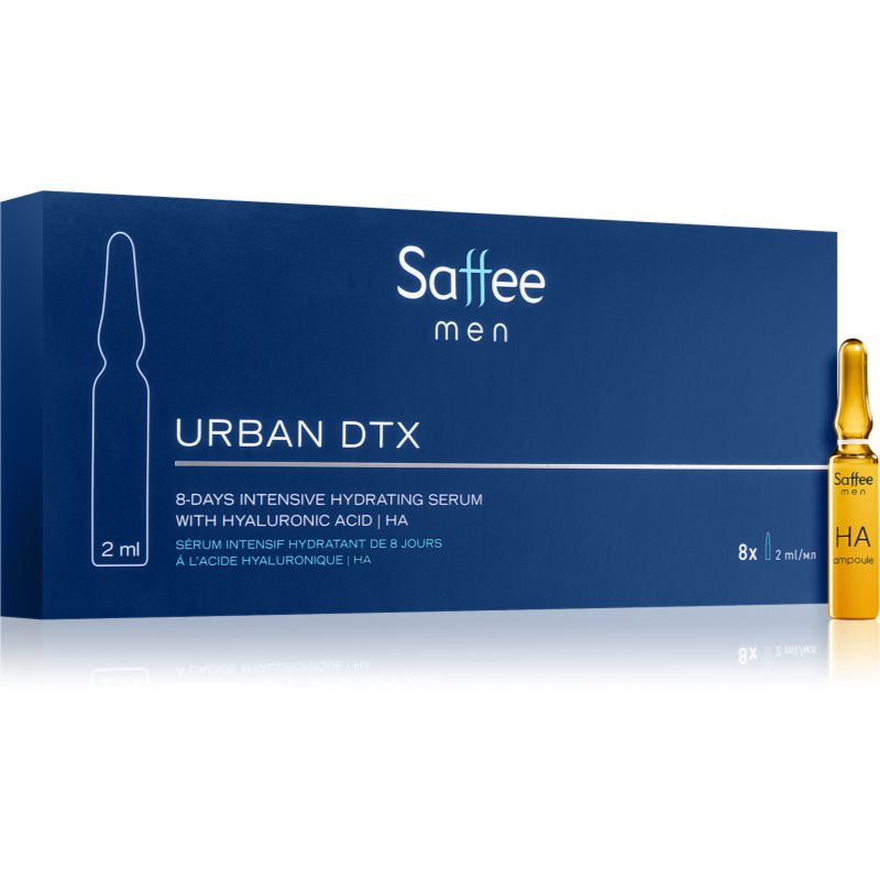 

Saffee Men Urban DTX інтенсивна зволожуюча сироватка з гіалуроновою кислотою
