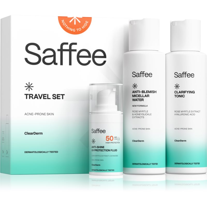 Saffee ClearDerm Travel Set комплект за пътуване
