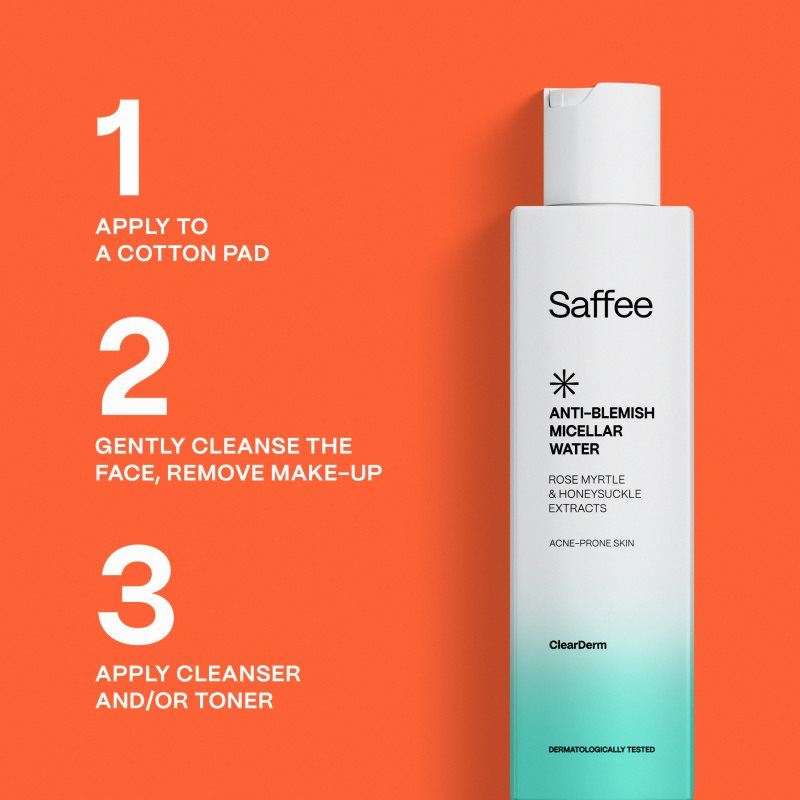 Saffee ClearDerm Travel Set cestovná sada pre problematickú pleť