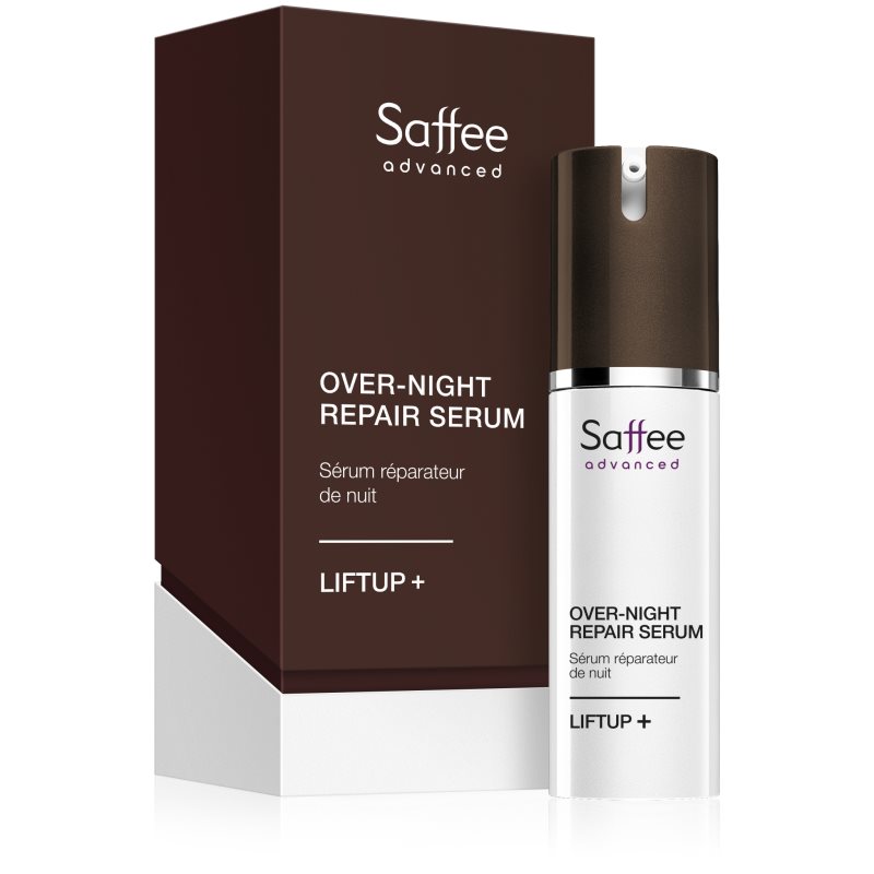 Saffee Advanced LIFTUP+ naktinis atnaujinamojo poveikio serumas nuo raukšlių 30 ml