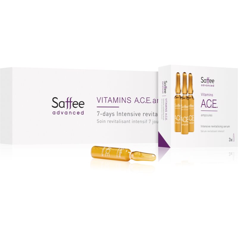 Saffee Advanced Vitamins A.C.E. Ampoules Ampoule – 7-day Intensive Treatment With Vitamins A, C And E 7x2 Ml