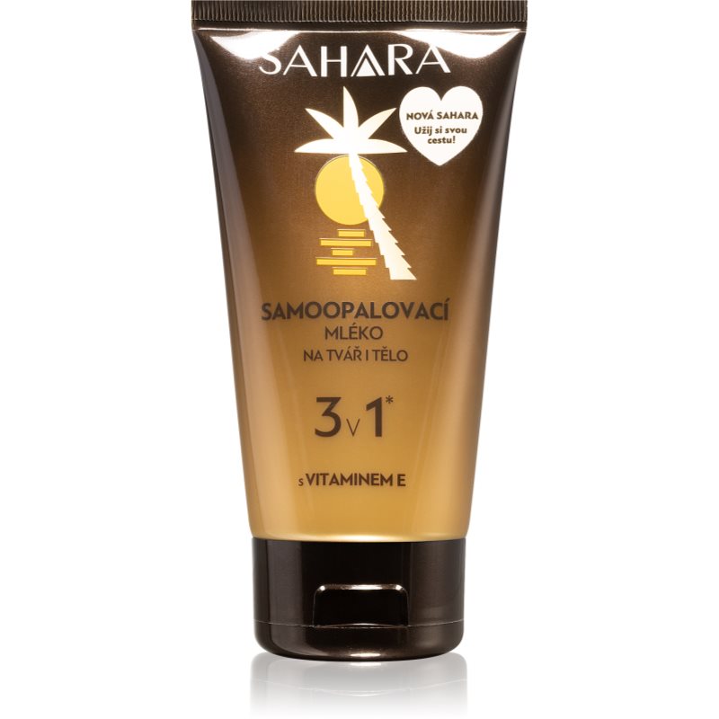 

Sahara Sun молочко для автозасмаги для обличчя, рук та тіла