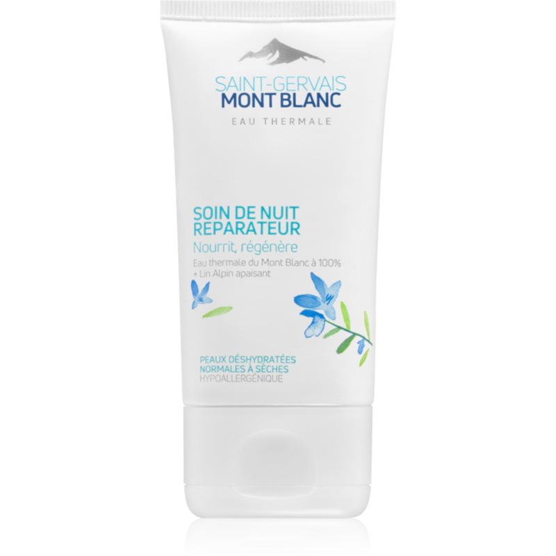 SAINT-GERVAIS MONT BLANC EAU THERMALE regenerating night cream for dry and very dry skin 40 ml
