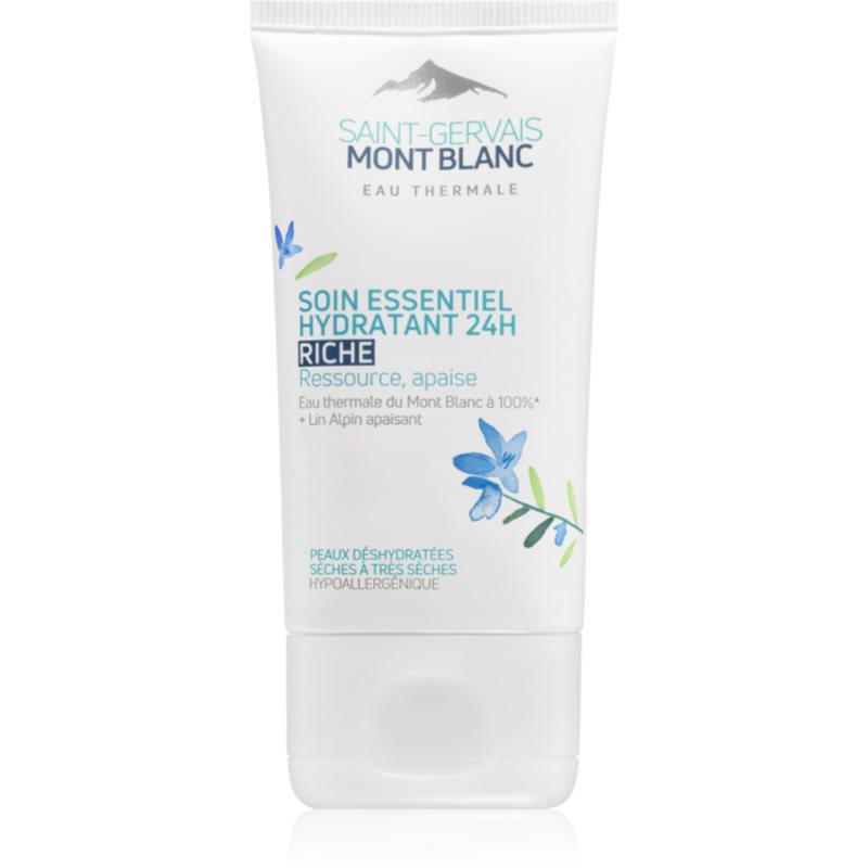SAINT-GERVAIS MONT BLANC EAU THERMALE rich hydrating cream for the face 40 ml

