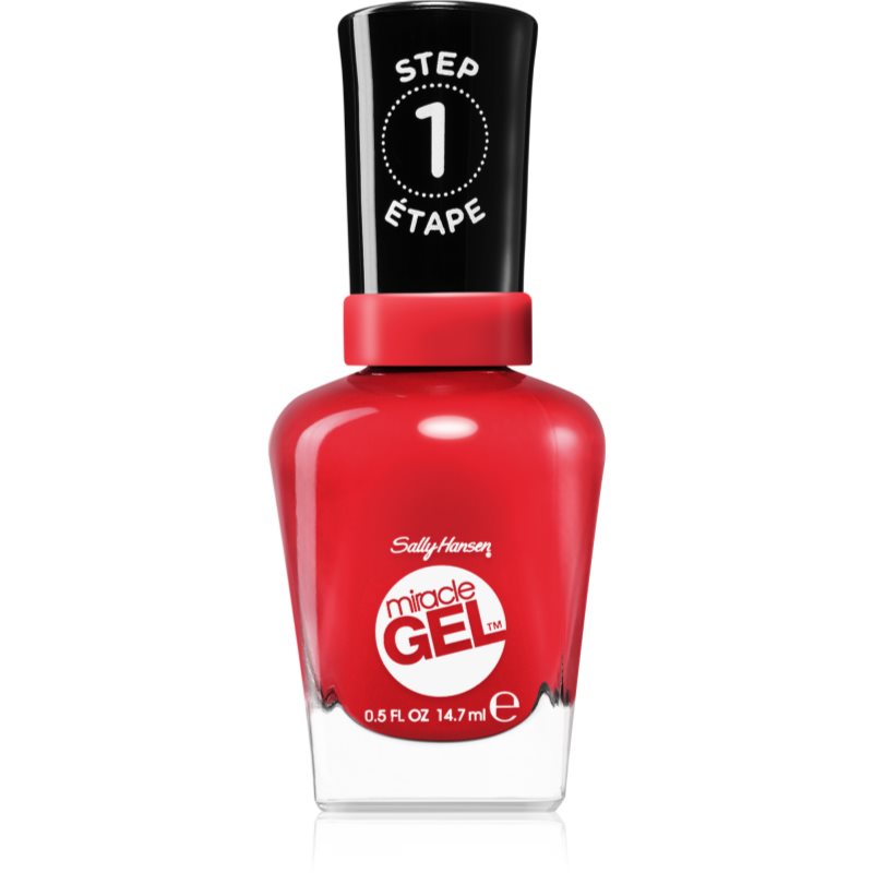 Sally Hansen Miracle Gel™ gelový lak na nehty bez užití UV/LED lampy odstín 680 Rhapsody Red 14,7 ml