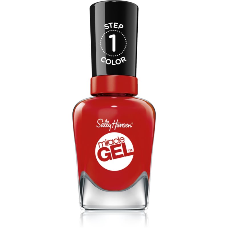 Sally Hansen Miracle Gel™ Gel Nail Varnish Without UV/LED Sealing Shade 402 Red Between The Lines 14,7 Ml