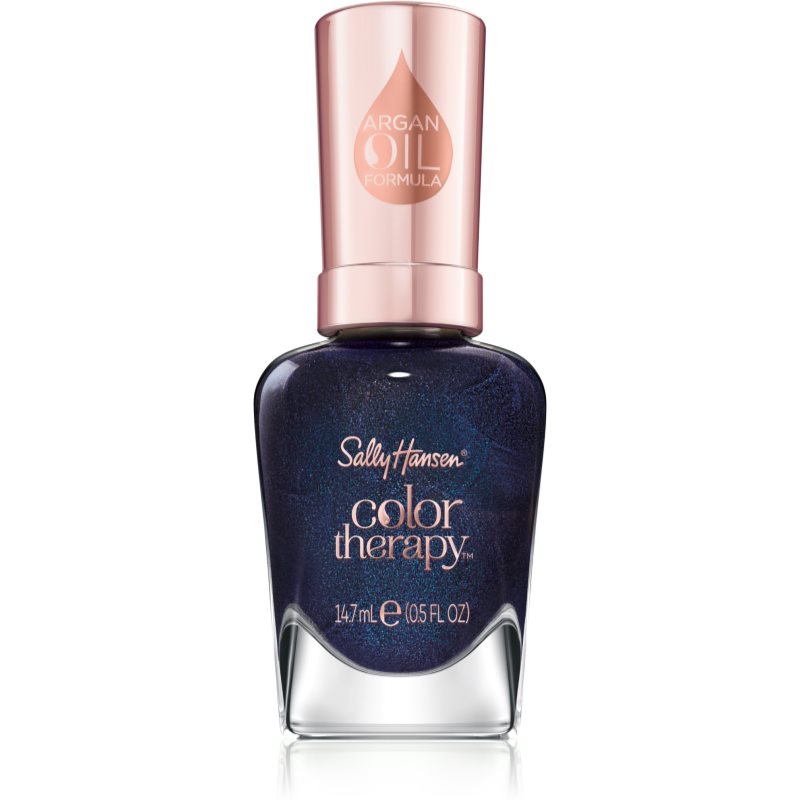Sally Hansen Color Therapy зміцнюючий лак для нігтів відтінок 455 Time For Blue 14.7 мл
