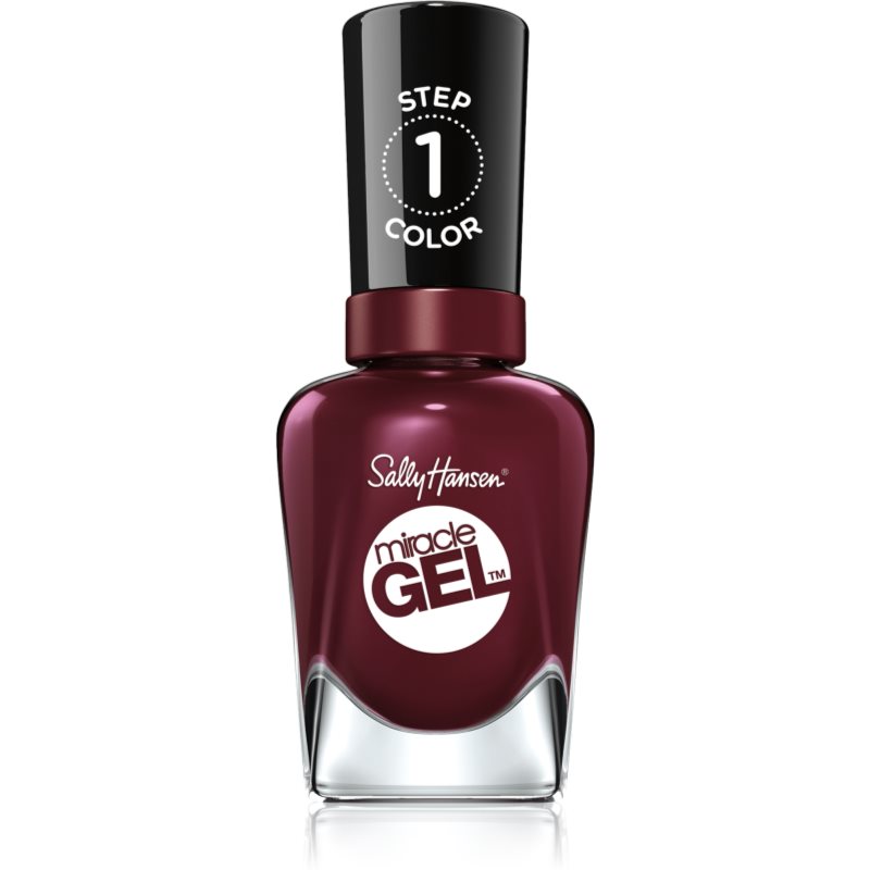 Sally Hansen Miracle Geltm gel nail polish without UV/LED sealing shade 480 Wine Stock 14,7 ml
