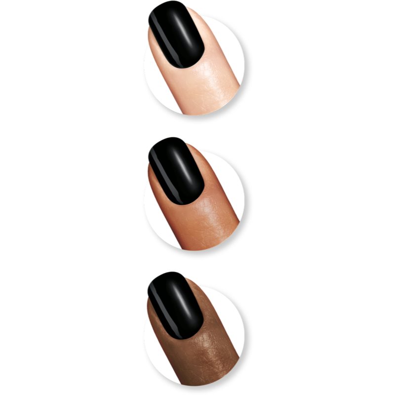 Sally Hansen Complete Salon Manicure Strengthening Nail Polish Shade 403 Hooked On Onyx 14.7 Ml