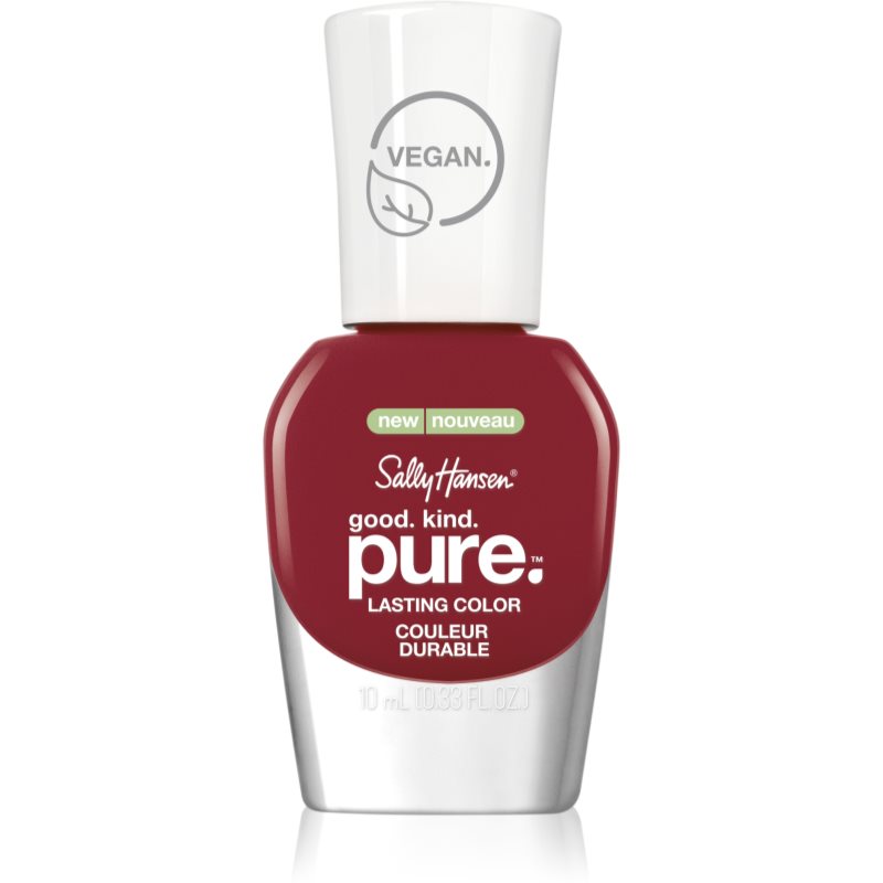 Sally Hansen Good. Kind. Pure. long-lasting nail polish with firming effect shade Cherry Amore 10 ml