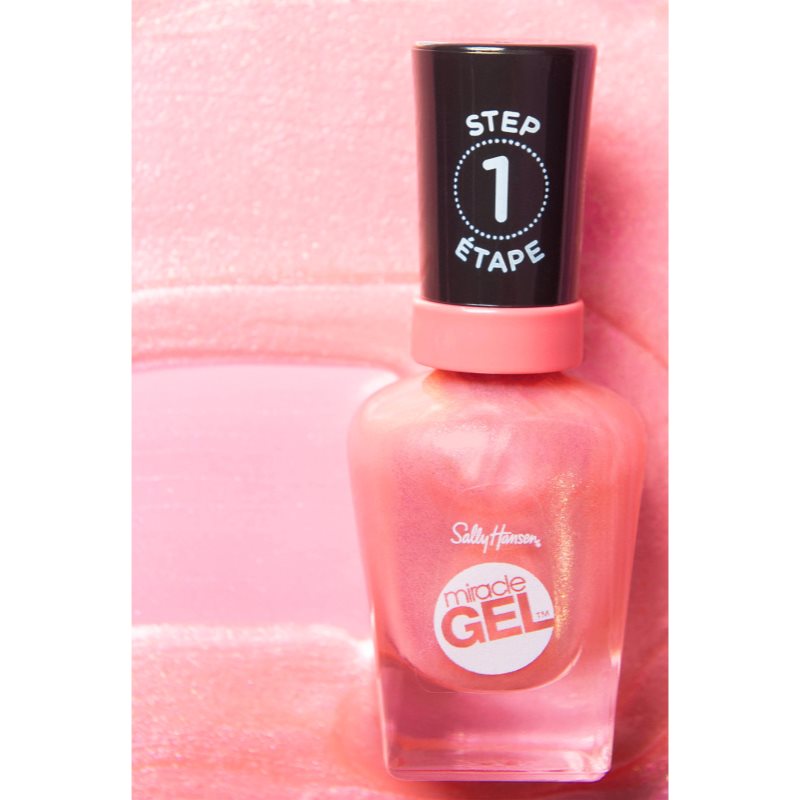 Sally Hansen Miracle Gel™ Гелевий лак для нігтів без використання UV/ LED лампи відтінок Eternally Grapefruit 14,7 мл