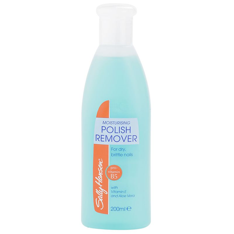 Sally Hansen Moisturising Nagellackentferner Nail Polish Remover for Dry, Brittle Nails 200 ml