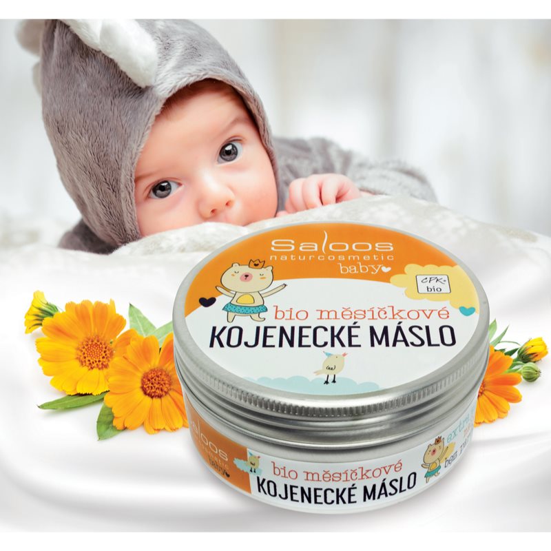 Saloos Bio Butter поживне масло для тіла для дітей від народження нагідка 150 мл