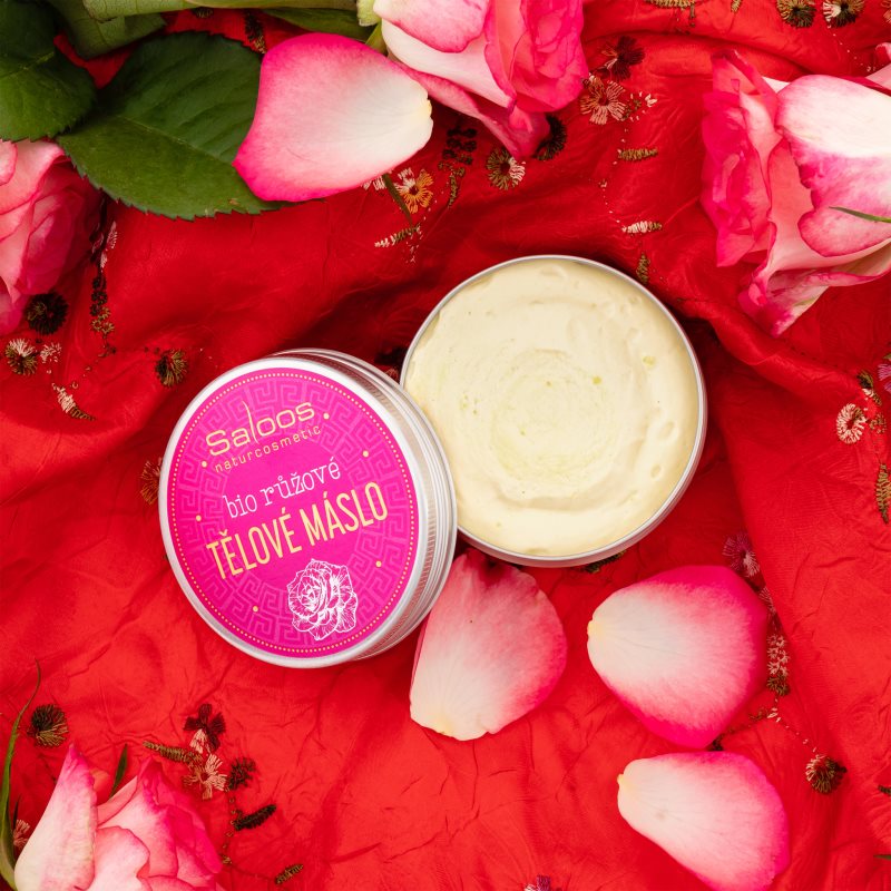 Saloos Bio Butter nährende Body-Butter mit Rosenöl 75 ml