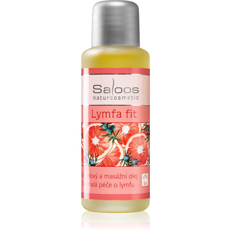 Saloos Bio Body And Massage Oils Lymfa Fit masažinis kūno aliejus 50 ml