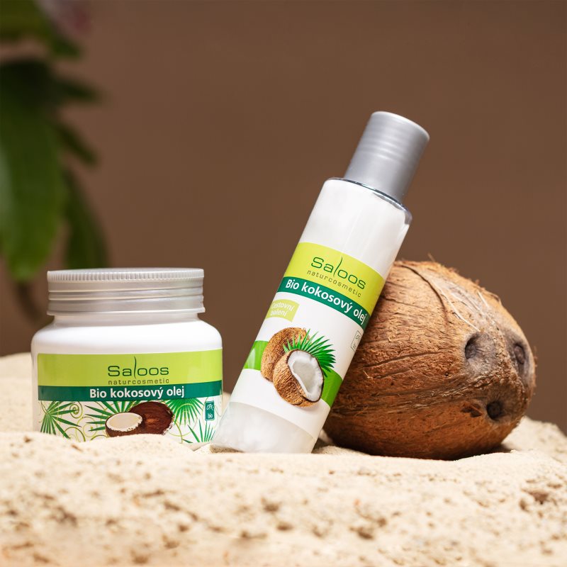 Saloos Cold Pressed Oils Bio Coconut Kokosnussöl für trockene und empfindliche Haut 250 ml