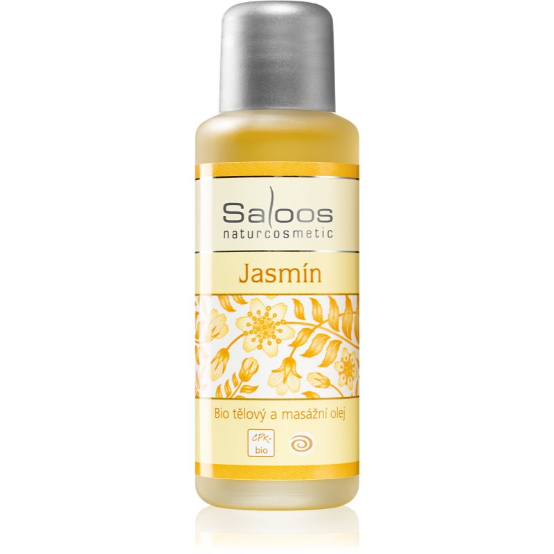 Saloos Bio Body And Massage Oils Jasmine masažinis kūno aliejus 50 ml