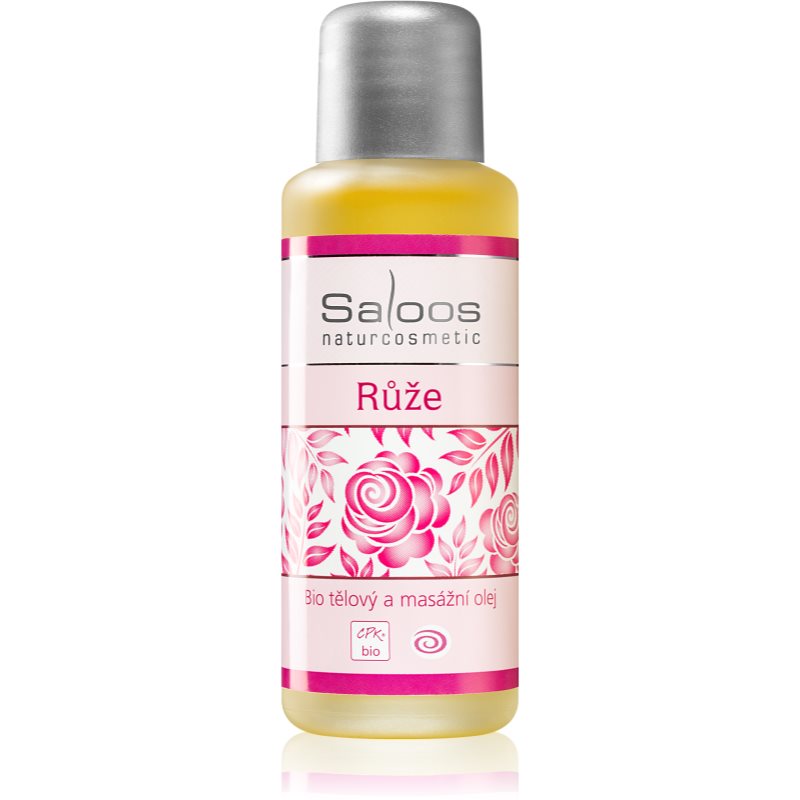 Saloos Bio Body And Massage Oils Rose Massageolja för kroppen 50 ml female