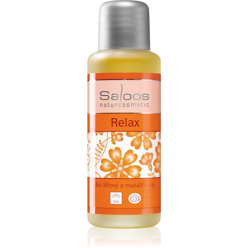 Saloos Bio Body And Massage Oils Relax masažinis kūno aliejus 50 ml
