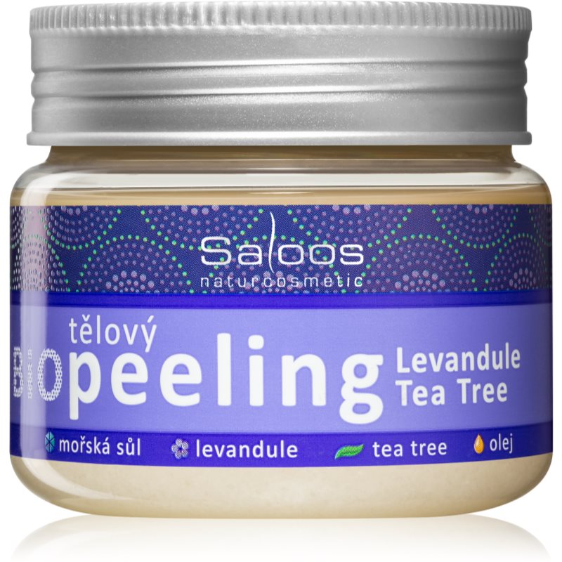 Saloos Bio Peeling Lavender & Tea Tree telový peeling 140 ml